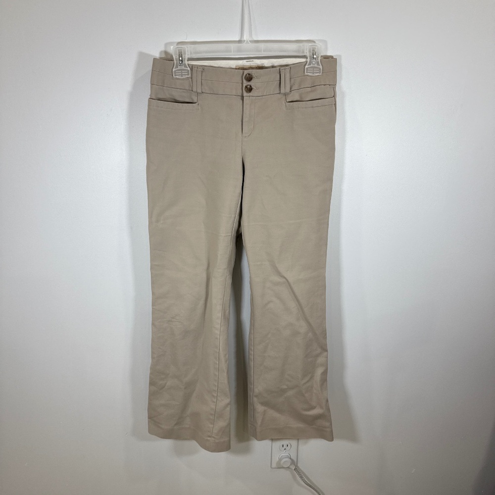 Women’s tan banana republic dress pants